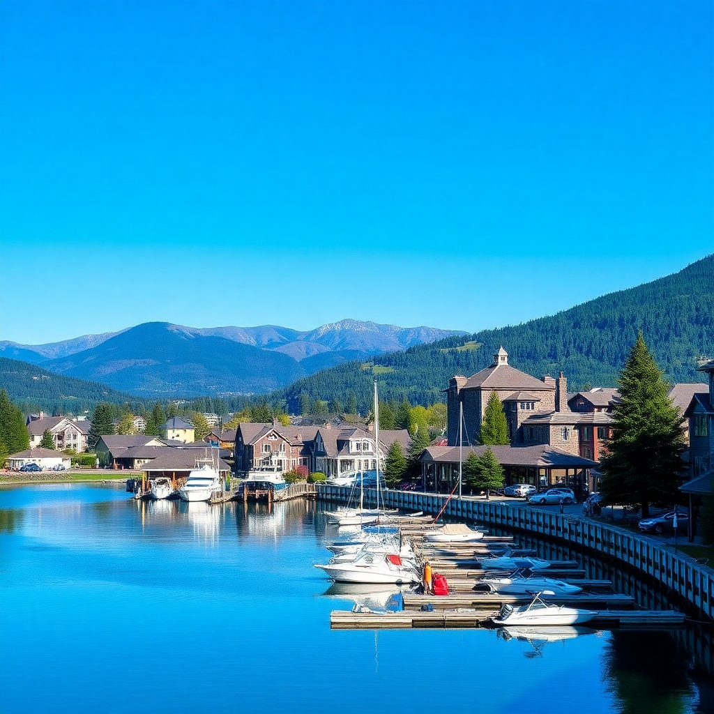 Motorcycle in Coeur D Alene