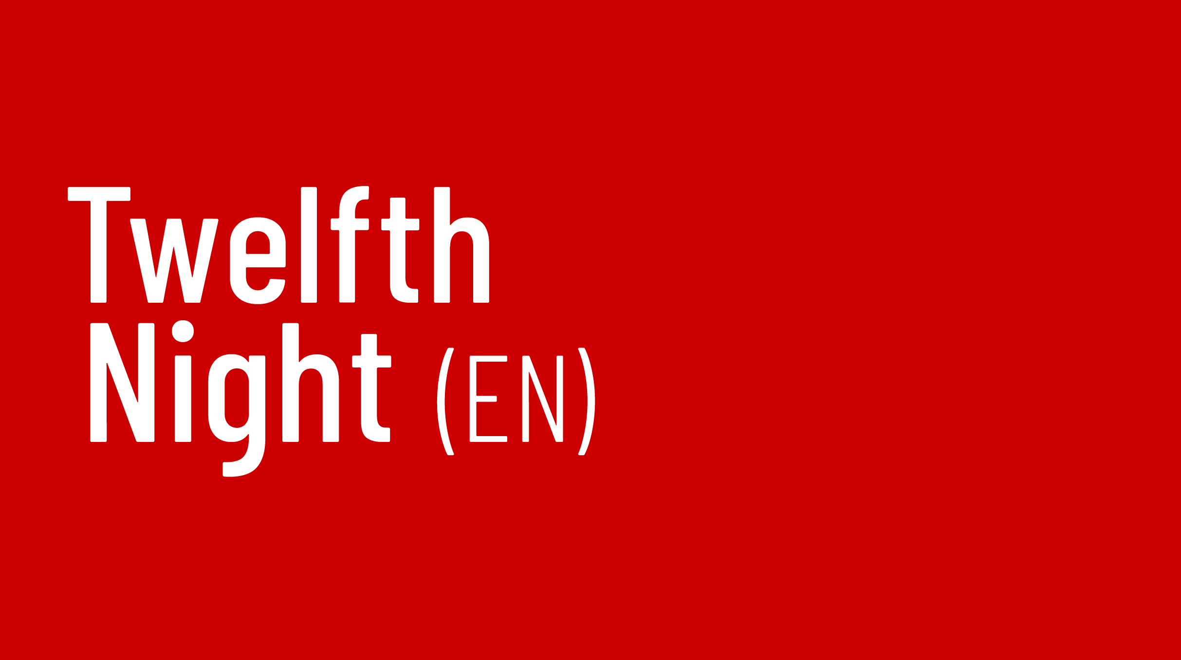 Twelfth Night